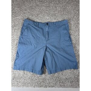Magellan Outdoors Men's Flex Technology Shorts Size 36W Blue Cotton Stretch